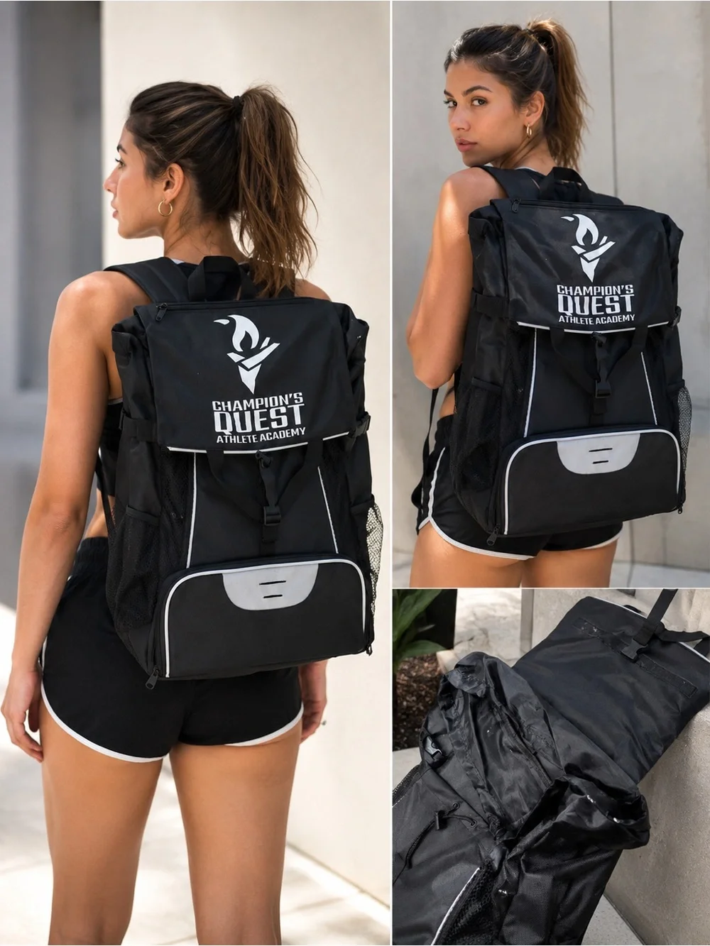 NWOT Black Athlete Academy Backpack